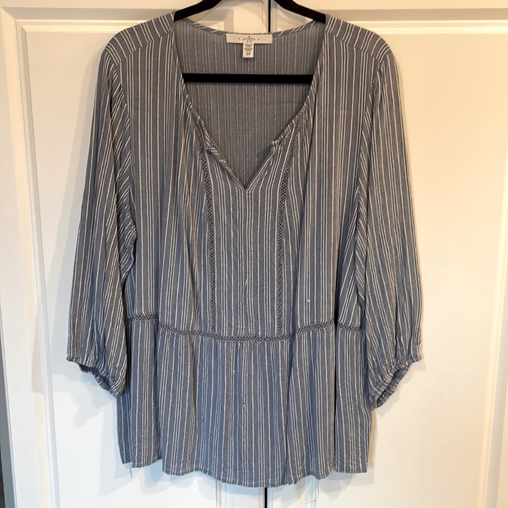 Blue Stripped Blouse